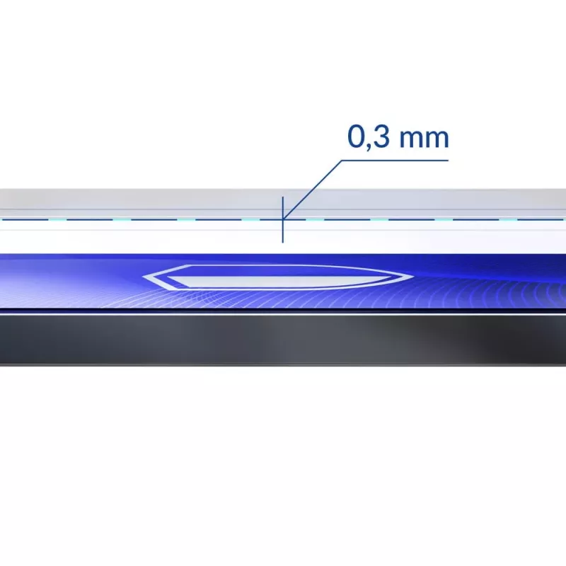 3MK FlexibleGlass protector de pantalla de cristal híbrido para Samsung Galaxy S23 (S911), 6,1 pulgadas, 7H