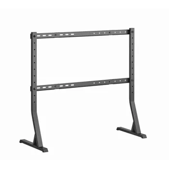 Soporte de suelo para TV GEMBIRD TVS-D90F-01 para televisores de 45–90 pulgadas, acero, altura fija, VESA 200x200–800x400, carga máx. 60 kg, 970×800×525 mm