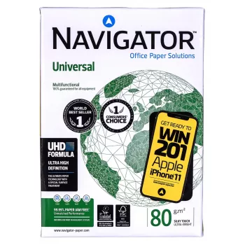 Papel de impresora universal Navigator A4 500 hojas