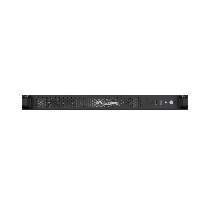 Carcasa rack Lanberg SC01-4201-10B 1U negra 4 ventiladores