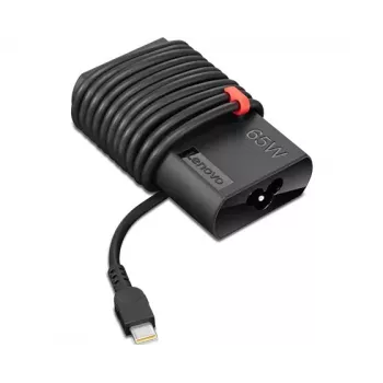 Fuente de alimentación Lenovo GX20Z46255 para portátiles, interior/exterior 100–240 V, cable de 1,8 m, USB-C, negra