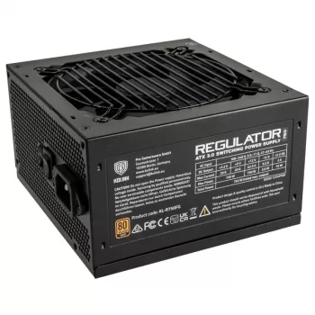 Fuente de alimentación Kolink Regulator 80 PLUS Gold, ATX 3.0, PCIe 5.0, modular - 750 vatios