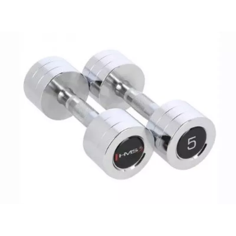 Mancuerna de peso fijo HMS Fitness CHD05 5 kg 2 uds.