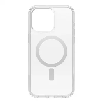 Funda OtterBox Symmetry MagSafe para iPhone 15 Pro Max transparente
