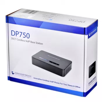 Estación base DECT Grandstream Networks DP750 negra