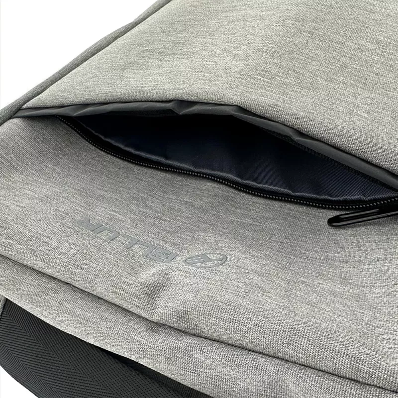 Mochila para portátil Tellur Nomad 15.6 pulgadas, gris – compartimento acolchado para portátil, bolsillos organizadores