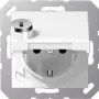 JUNG A 1520 BFKLSL WW - tipo F - blanco - termoplástico - IP44 - universal - 250 V
