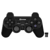 VAKOSS GP-4705BK mando inalámbrico USB, PC/PS3, vibración dual shock, analógico/digital, negro