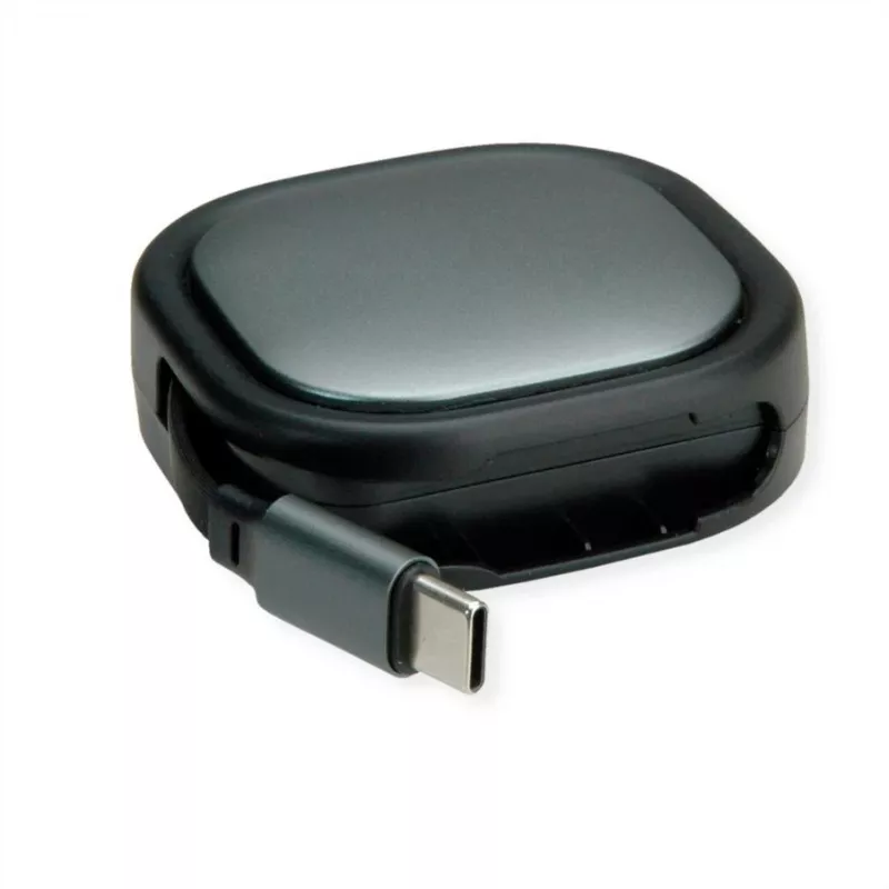 Cable enrollable USB2.0 ROLINE C-C ST/ST 1,2m – cable – digital/datos (11.02.8420)
