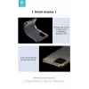 Funda blanda Devia para iPhone 12 Pro Max — antigolpes brillante plata