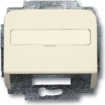 Busch Jaeger 1724-0-1002 placa mural/tapa de interruptor beige - plata (1724-0-1002)