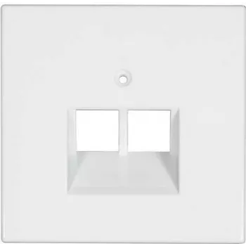 Jung Placa embellecedora para toma UAE/IAE/ISDN LS 990 LS design LS plus blanco alpino LS969-2 UA WW