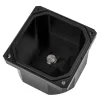 Componente de refrigeración líquida Aqua-Computer 34083 — Pieza de refrigeración líquida, 0,16 l de refrigerante, 80×80×48 mm, negro