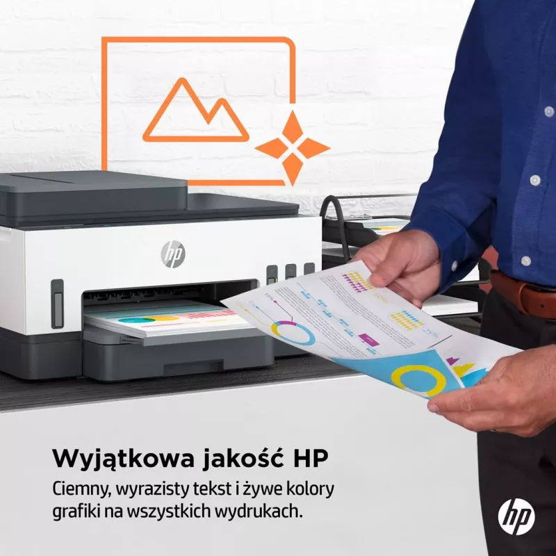 HP Smart Tank 750 impresora multifunción, depósito de tinta, color, WLAN, Smart App, dúplex, ADF, alimentador automático de documentos