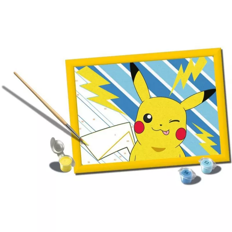 Set de pintura Ravensburger CreArt — Pikachu travieso (modelo 25557), set de pintar por números