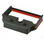 Cartucho de cinta Epson ERC02IIBR para mecanismos M-210/211/215, negro/rojo