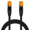 Cable de red QOLTEC UTP Cat6 15 m, 2×RJ45, negro