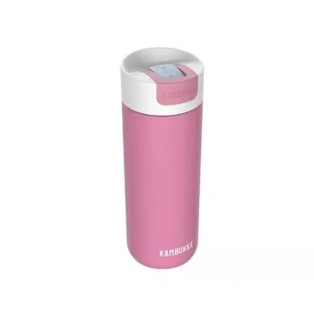 Vaso térmico Kambukka 500 ml acero inoxidable BE0111-02028, aislamiento al vacío, a prueba de fugas, tapa Snapclean, rosa