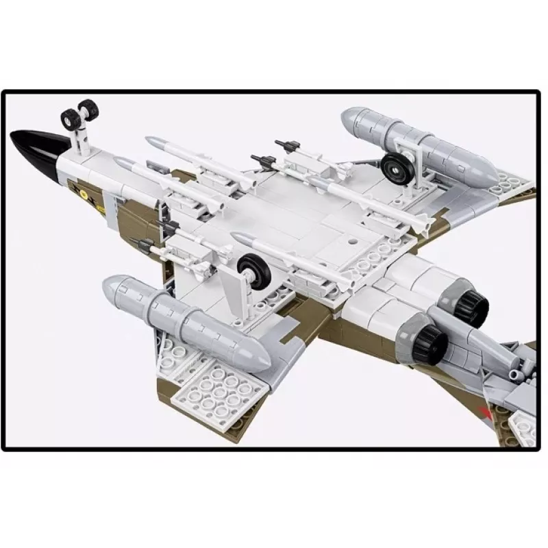 Cobi Blocks F-4M Phantom II modelo de avión militar, set de construcción de 728 piezas