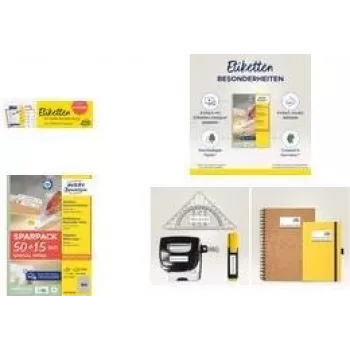 Etiquetas de impresora autoadhesivas AVERY L4744REV-65 blanco 9,5 x 5,08 cm 650 etiquetas