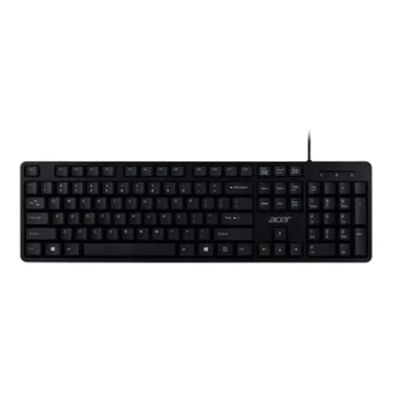 Acer AKW900 GP.KBD11.04F teclado con cable USB, US International QWERTY, negro