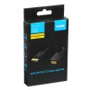 Adaptador de cable DisplayPort a HDMI IBOX iadp4k — DisplayPort (conector macho) a HDMI (conector hembra), conector recto, compatible con 4K, plateado