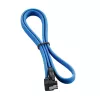 Cable CableMod ModMesh - SATA - Serial ATA 150/300/600 - SATA (H) acodado a SATA (H) - 60cm - azul claro (CM-CAB-RSAT-N60KLB-R)