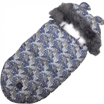 Saco de dormir para cochecito Extralink Kdiki con capucha con orejas, 100 cm