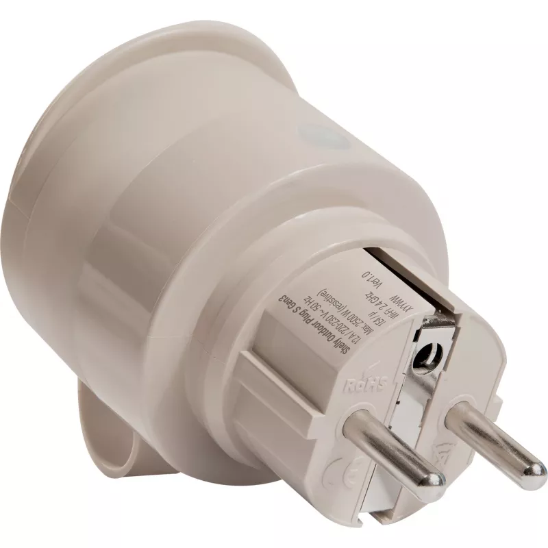 Shelly Outdoor Plug S Gen3 enchufe inteligente Mokka