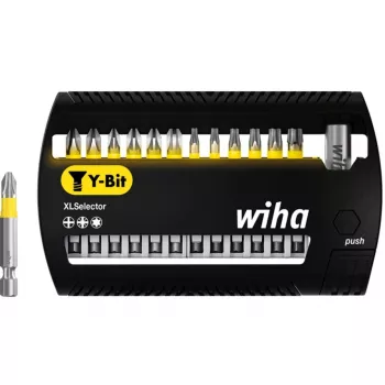 WIHA 41834 - Set de puntas XLSelector, 13 piezas mixtas, 50 mm, punta Y (41834)