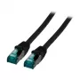 Cable de parcheo RJ45 EFB-Elektronik Cat.6A S/FTP LSZH negro 0,25 m Fabricante: EFB Elektronik (MK6001.0,25B)