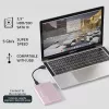 Carcasa para SSD HDD 2,5 pulgadas, SATA, USB 3.0, 2 TB