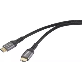 Cable de conexión HDMI SpeaKa Professional HDMI-A conector macho conector macho negro SP-13125620 8K UHD (SP-13125620)