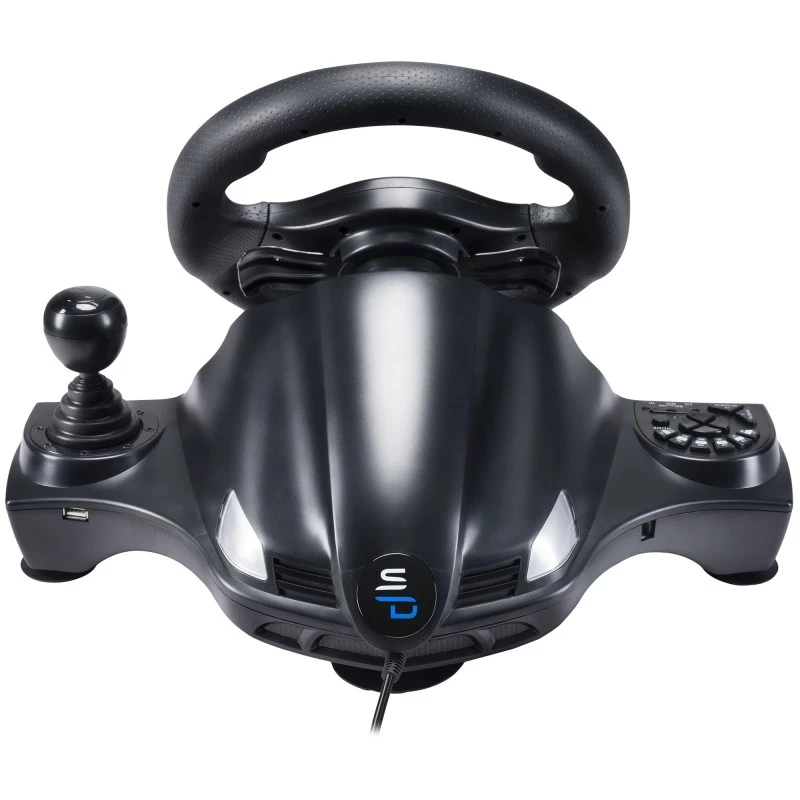 Volante + pedales Subsonic SA5156-NG rotación 270° USB negro