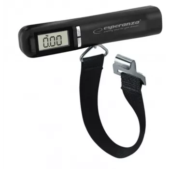 Báscula de equipaje electrónica Esperanza ETS001, hasta 50 kg, negra