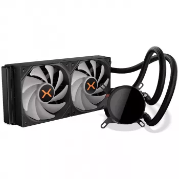HydroX 240 ARGB, refrigeración líquida negra