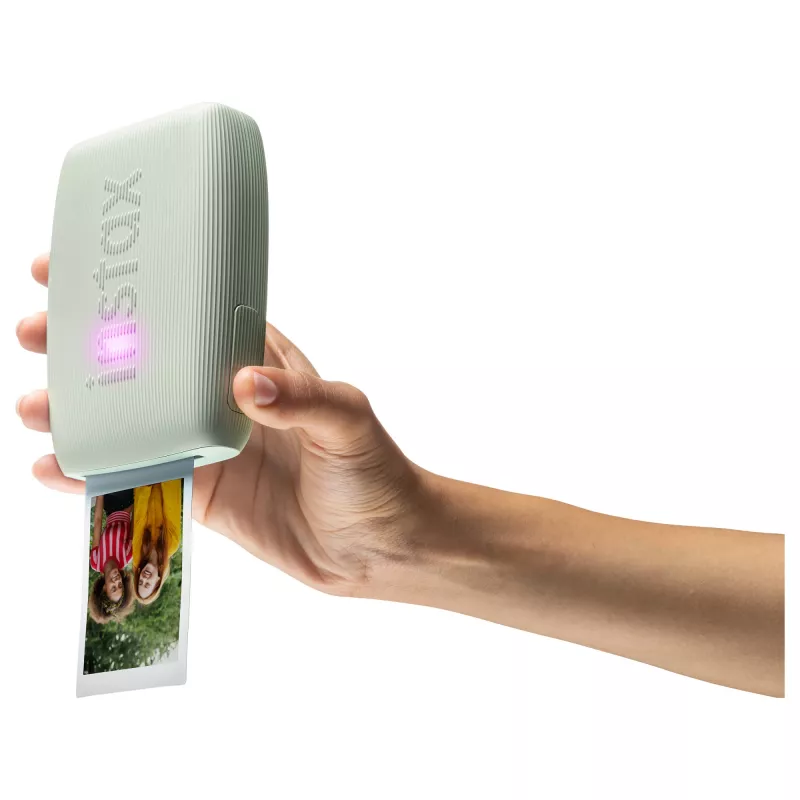 Fujifilm instax mini Link 3 EX D 16832156 impresora, 800 x 600 DPI, impresiones de 6,2 x 4,6 cm, Bluetooth, verde salvia