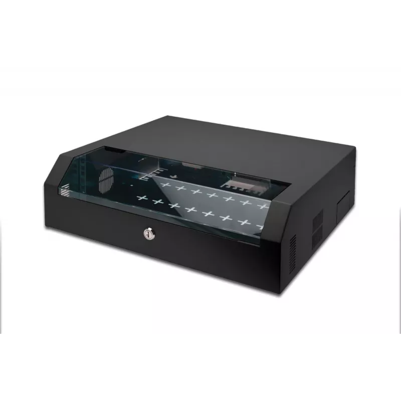 Rack de montaje en pared Digitus DN-19 04U-PB-B