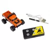 Monstertruck radiocontrolado Amewi DieCast 1:64 RTR naranja, carcasa metálica, Ready-to-Run