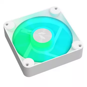 Ventilador APNX FP1-Q 120 PWM ARGB-WT 120 mm, control PWM, iluminación ARGB, marco blanco