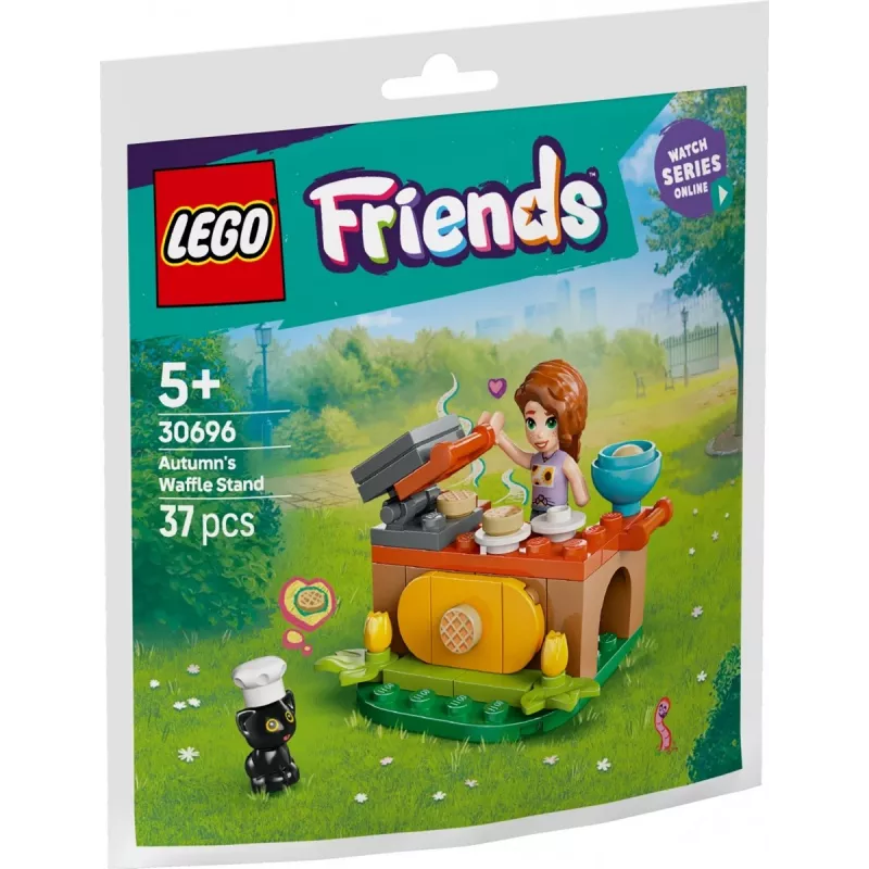Juguete de construcción LEGO Friends 30696 Autumn's Waffle Stand, set pequeño, incluye minifiguras