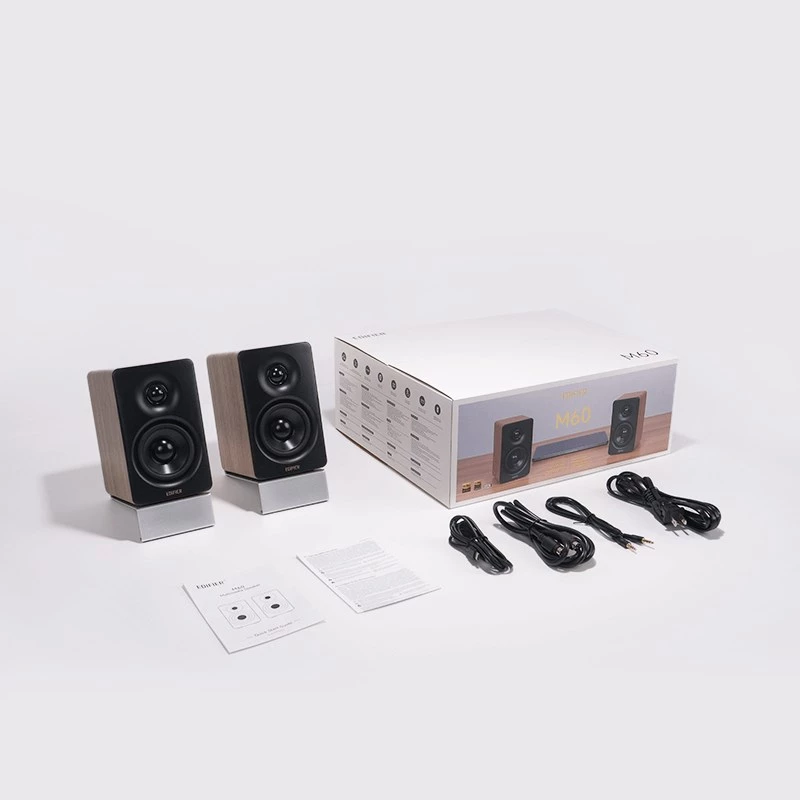 Edifier M60 negro, madera con cable e inalámbrico 66 W