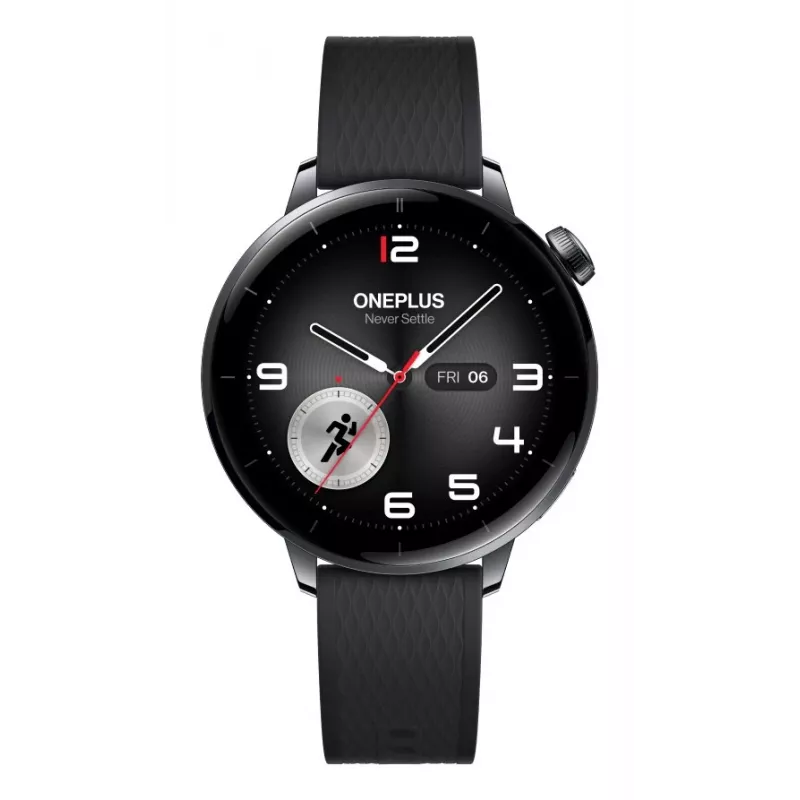 OnePlus Watch 3 smartwatch, 43 mm, AMOLED de 1,32 pulgadas, GPS, negro