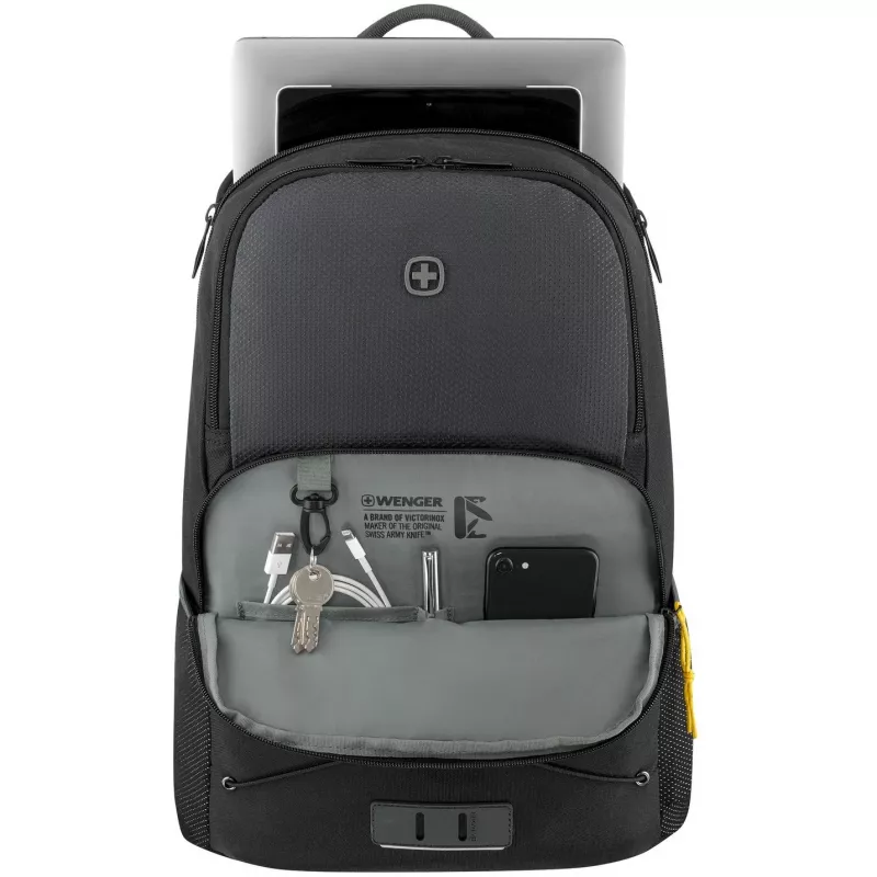 Wenger NEXT Trayl 612564 mochila para portátil de 15,6" (39,6 cm) con bolsillo para tablet, poliéster, Gravity Black