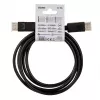 Cable DisplayPort SAVIO CL-136, conector macho-macho DisplayPort, 2 m, DP 1.2, contactos dorados, negro