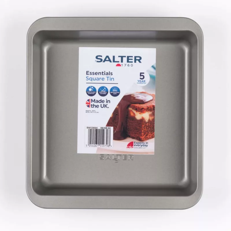 Molde de horno Salter BW13664 26 cm cuadrado antiadherente