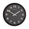 NeXtime Reloj 2906ma Mercure, Ø 25 cm, pared, negro