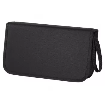 Funda de nailon Hama 104 CDs, 104 discos, negro, nailon