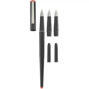 Bolígrafo + pluma estilográfica Herlitz 8623001 negro 5 unidades