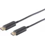 Cable DisplayPort S/CONN 30-15505 50 m negro